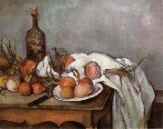 Paul Cezanne Onions and Bottle Germany oil painting artist